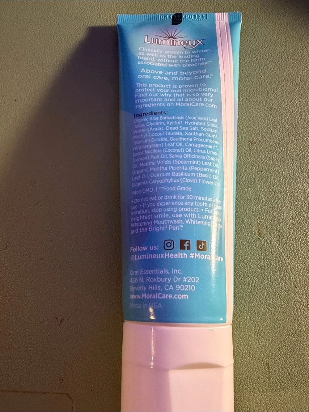Whitening Toothpaste — Certified Non-Toxic
